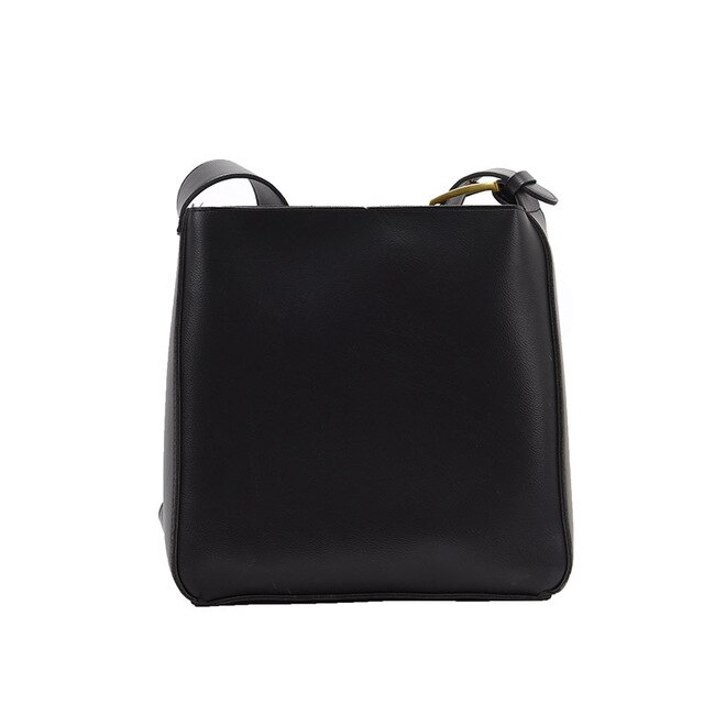 Top-Handle Leather Bag