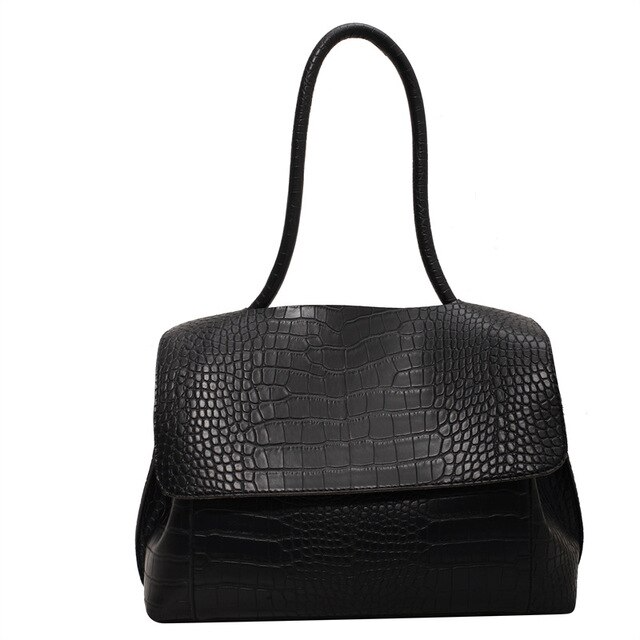 Large Capacity Vegan Leather Bag