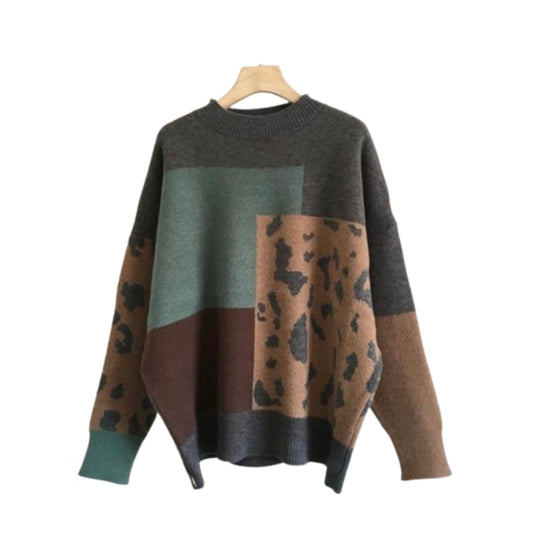 Amelia Leopard Sweater