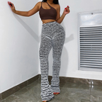 Cali Breeze Stacked Fuzzy Pants