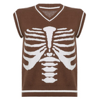 Skull Knitted Vest