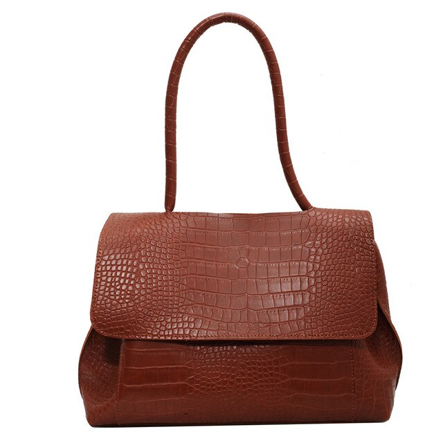 Large Capacity Vegan Leather Bag