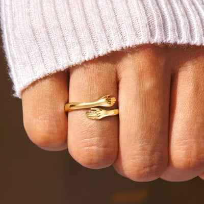 Couple Hug Ring