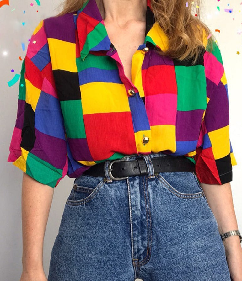 Giulia Colorful Blouse