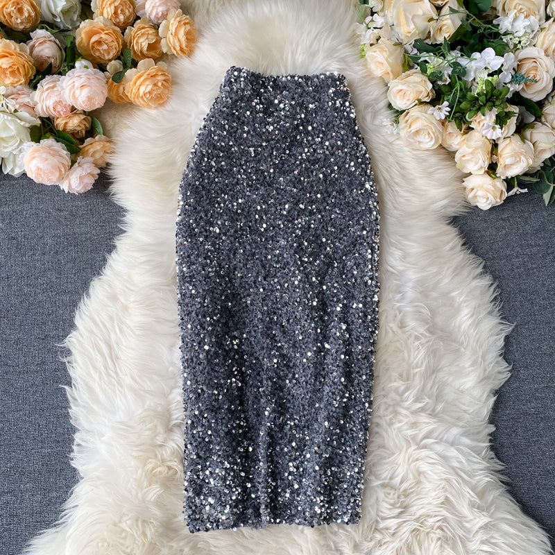 Luciana Shiny Skirt