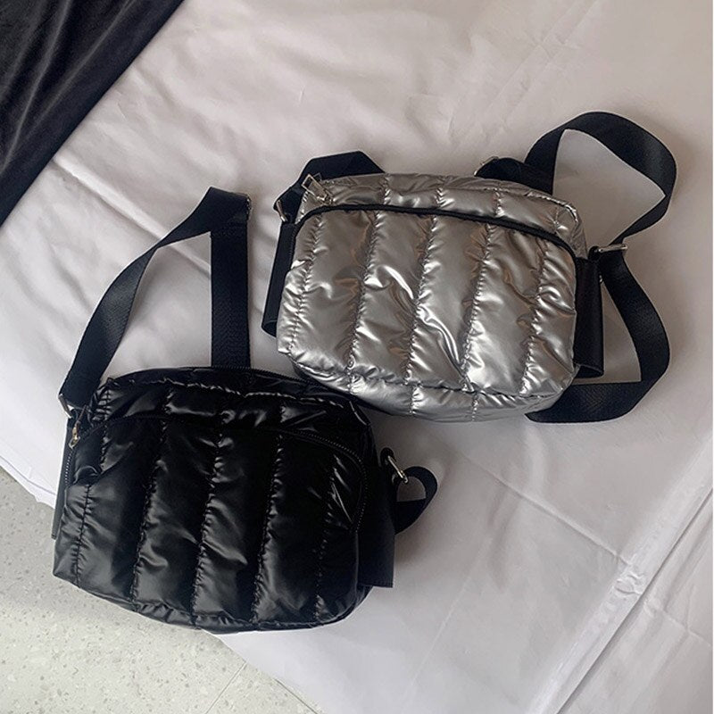 Luxury Space Cotton Shoulder Bag