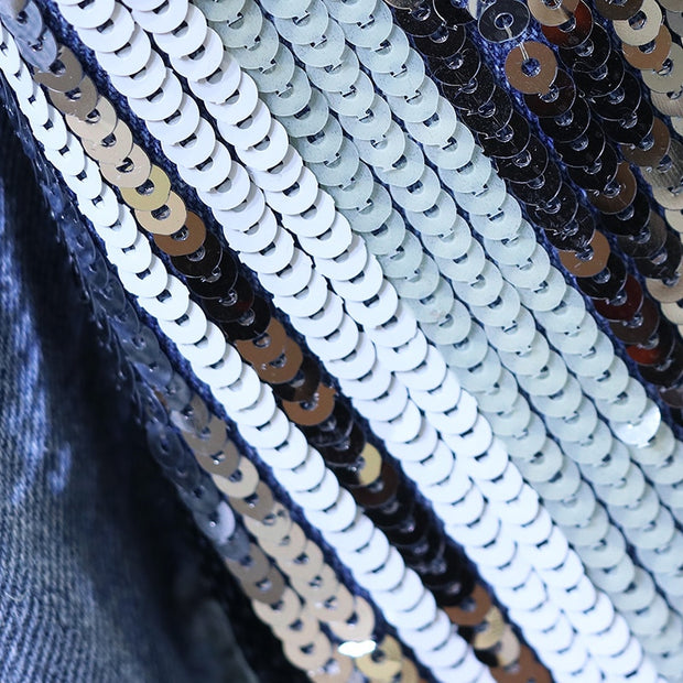 Lusso Sequin Denim Jacket
