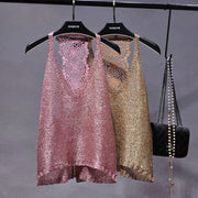 Knitted Sequin Top