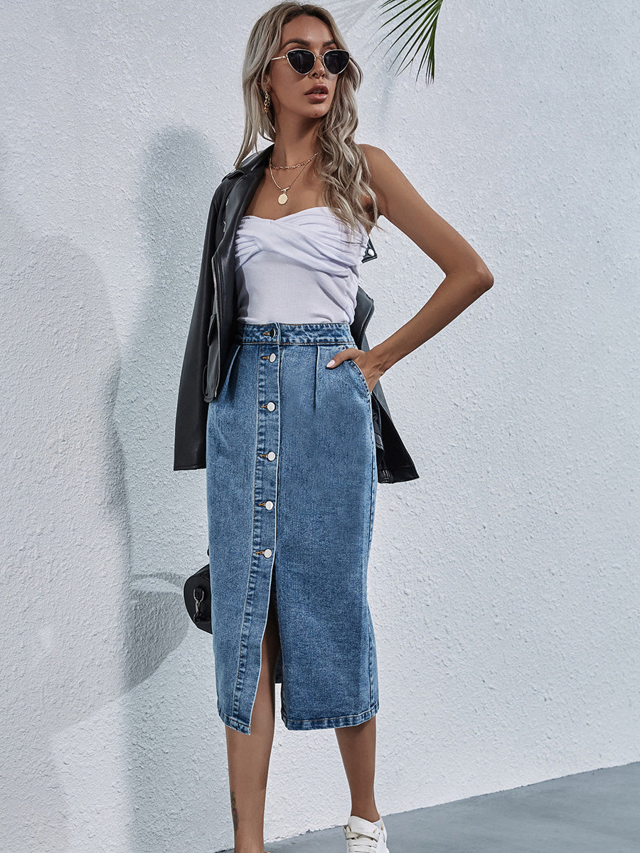 Clara Denim Skirt