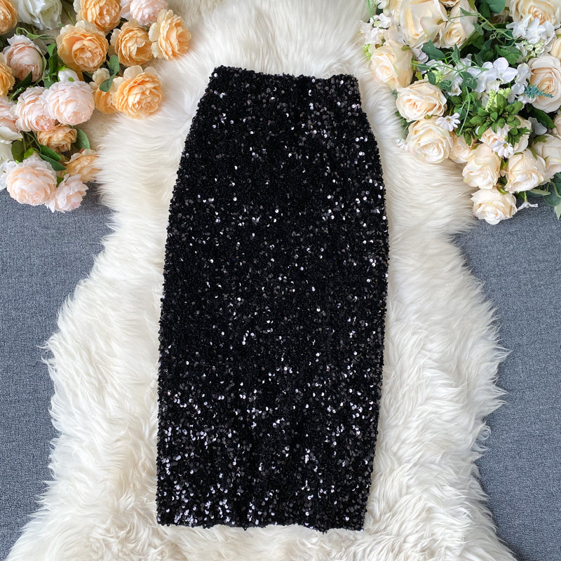 Luciana Shiny Skirt