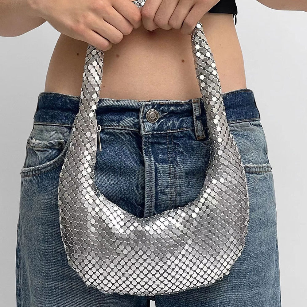 Lara Hobo Rhinestone Bag