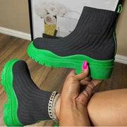 Rossi Knitted Ankle Boots