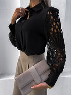 Hollow Out Blouse