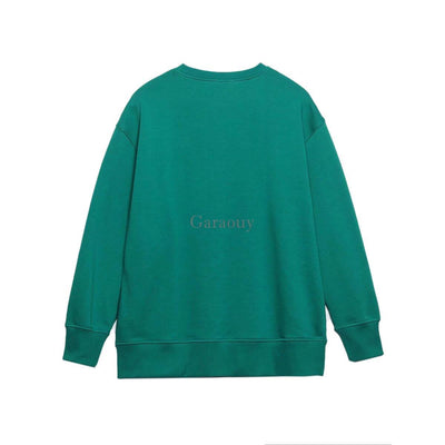 Green Print Sweatshirt