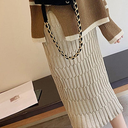 Elegant Knitted Skirt