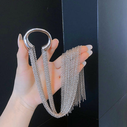 Metal Tassel Hair Clip