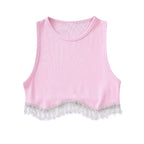 Diamond Tassel Crop Top