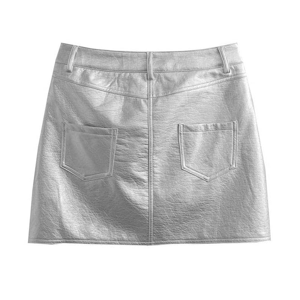 French Silver Skirt