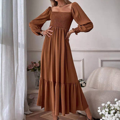 Flare Sleeve Maxi Dress