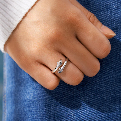 Couple Hug Ring