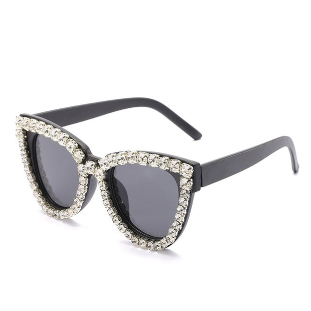 Ruby Rhinestone Sunglasses