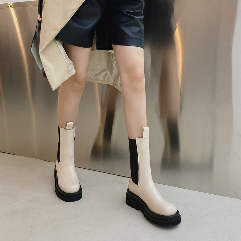 Genuine Leather Velvet Shoes