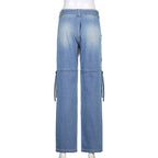 Aesthetic Sashes Jeans