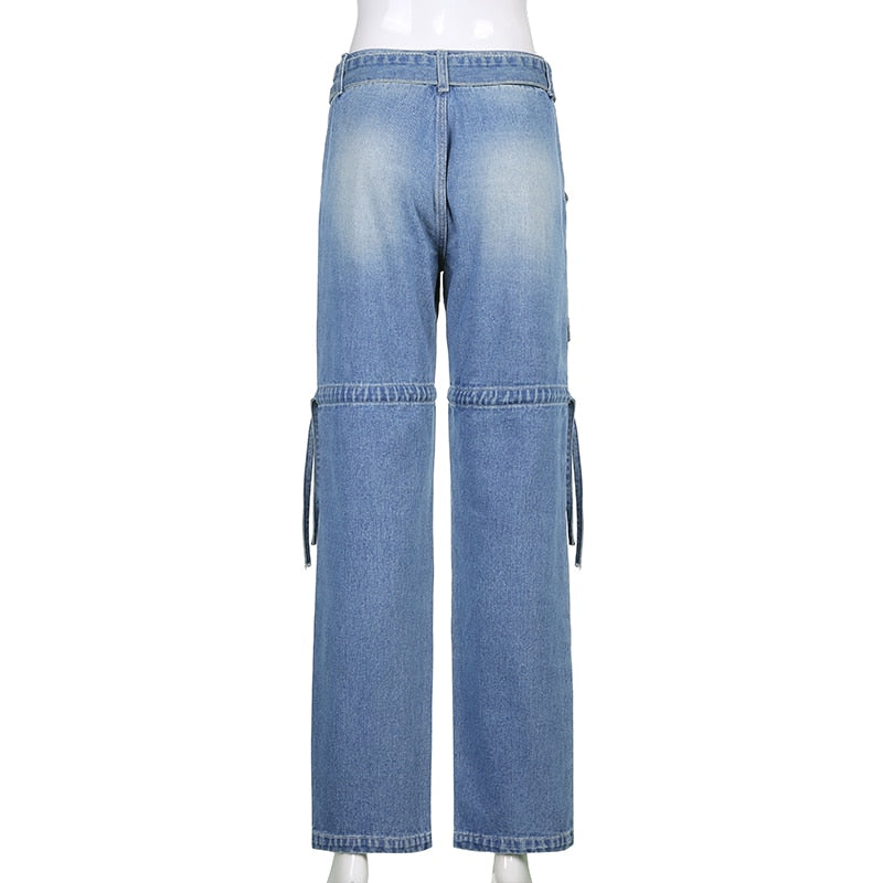 Aesthetic Sashes Jeans