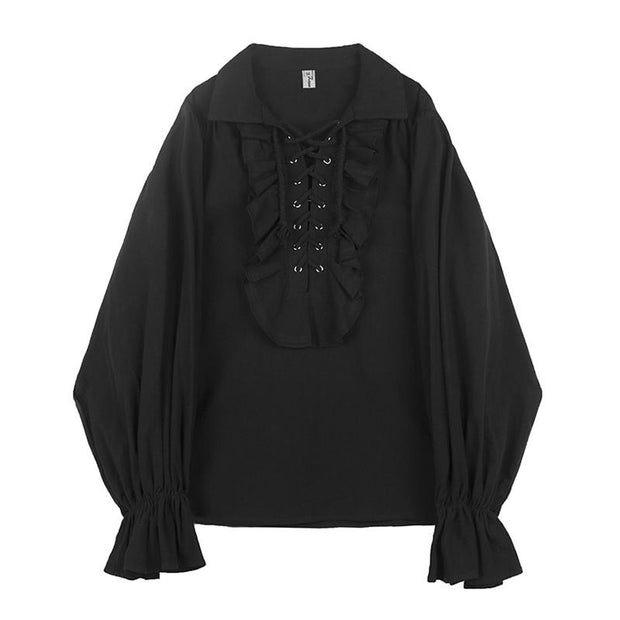 Flare Sleeves Blouse