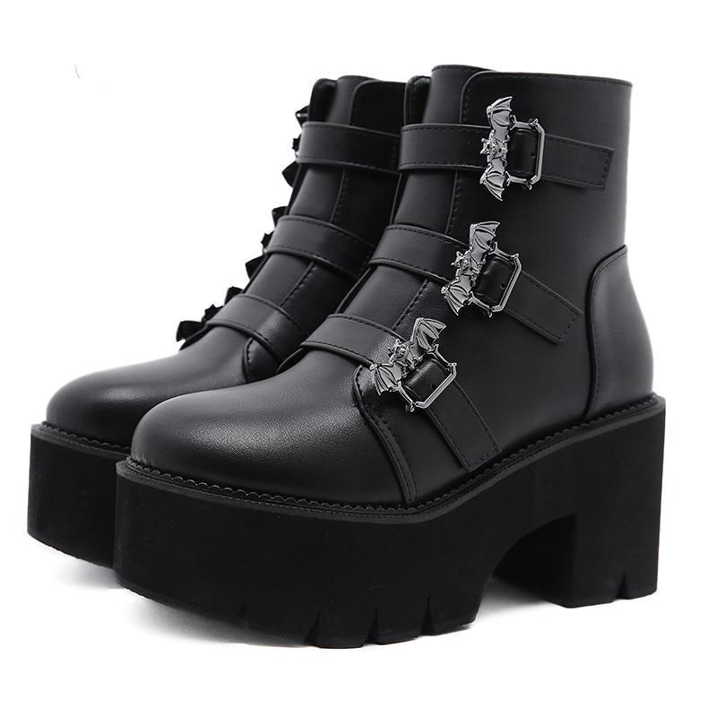 Bat Ankle Boots