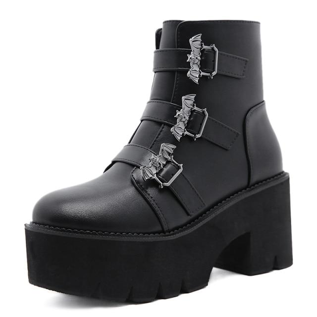 Bat Ankle Boots