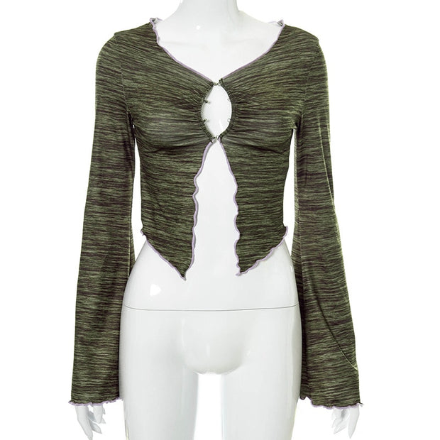 Aesthetic Ruffles Top