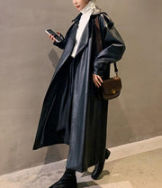 Ciara Leather Trench