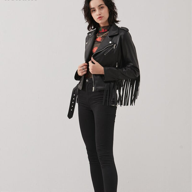 Fringe Ellen Leather Jacket