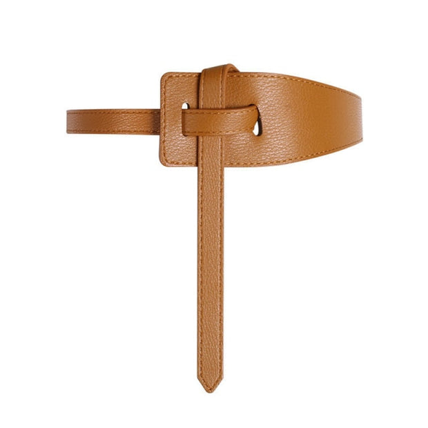 Thin Knotted Waist Belt