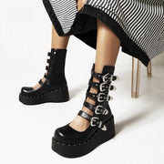 Open Ankle Boots
