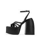 Ava Leather Heels
