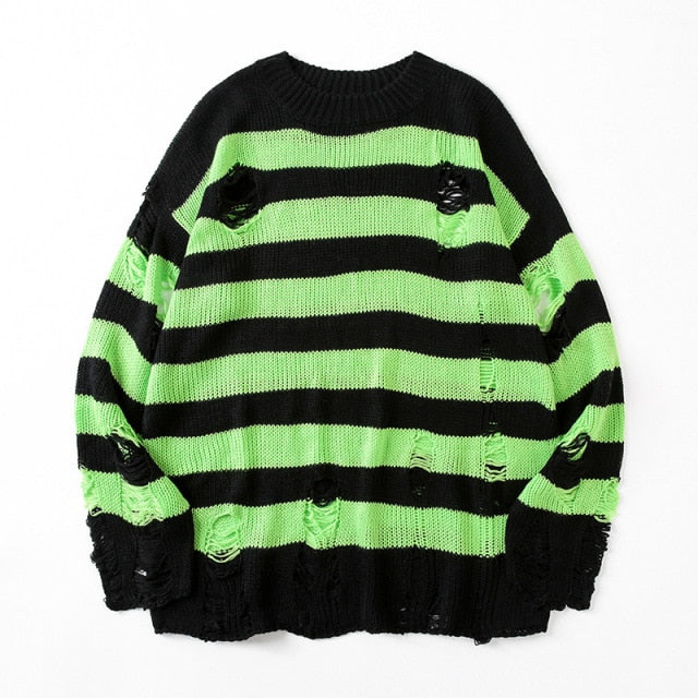 Striped Loose Sweater