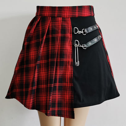 Pleated Mini Skirt