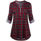 Plaid Tunic