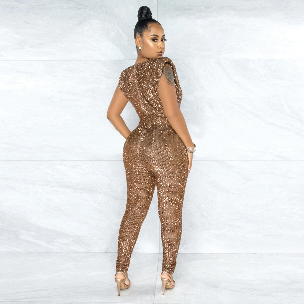 Night Sequin Jumpsuit
