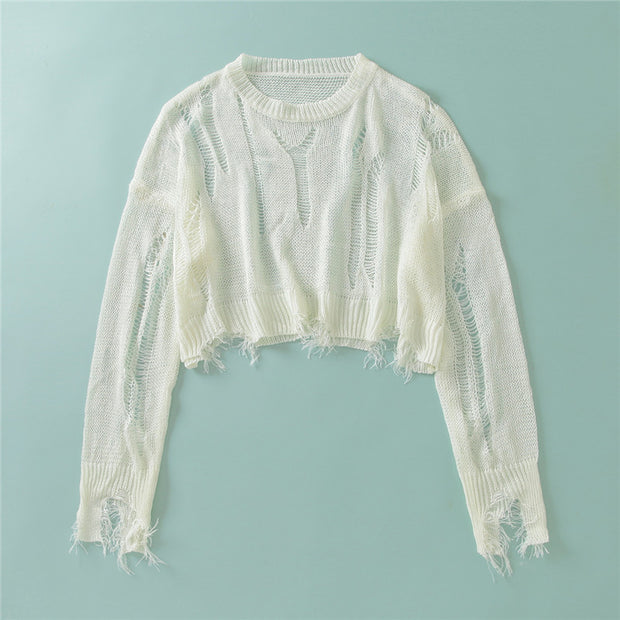 Knitted Holes Sweater