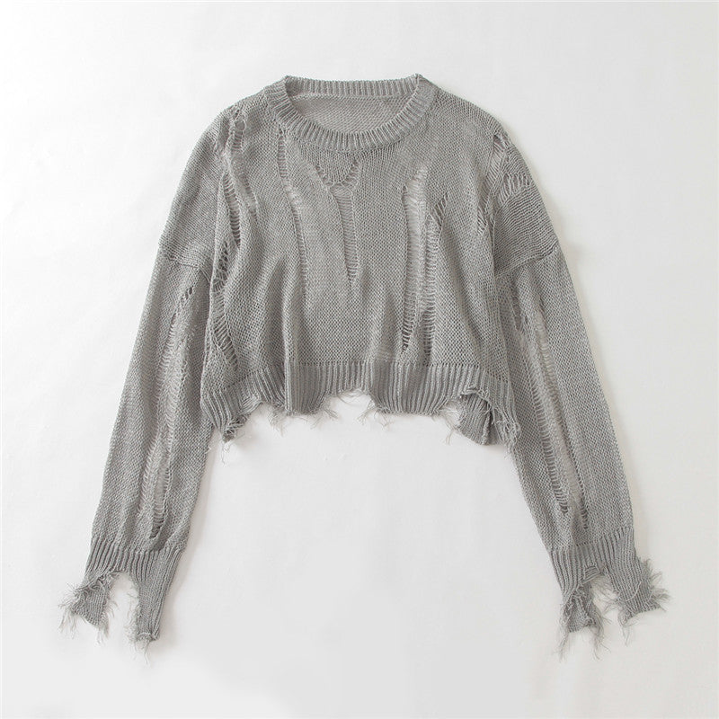 Knitted Holes Sweater