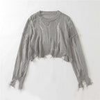 Knitted Holes Sweater