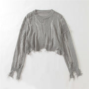 Knitted Holes Sweater
