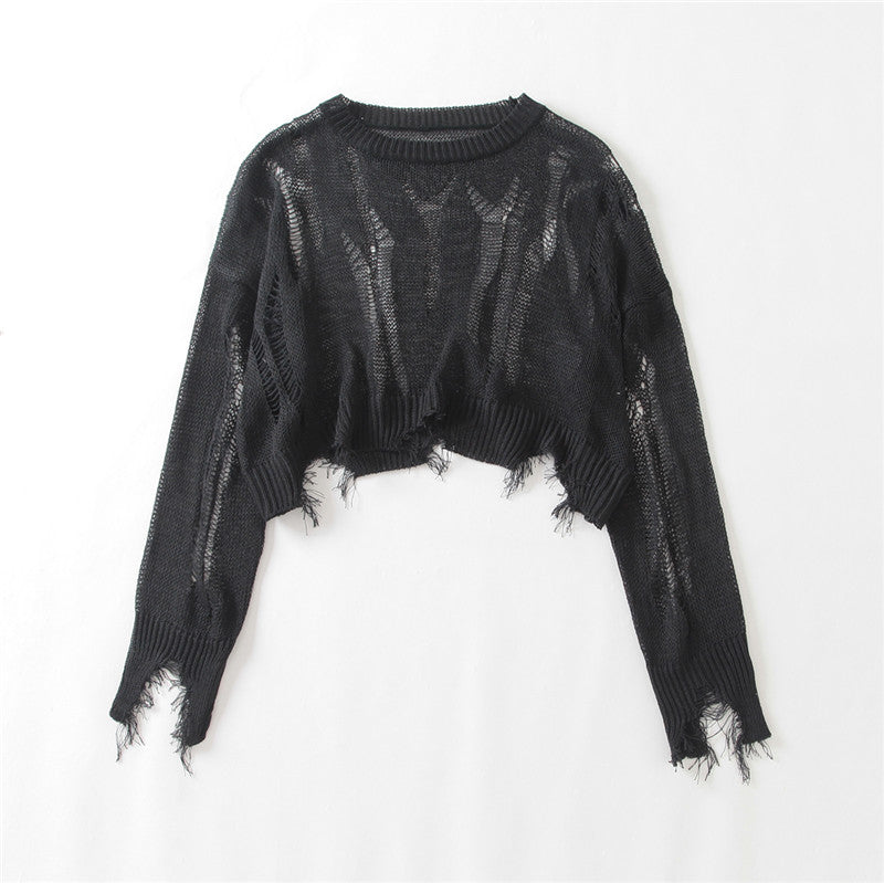 Knitted Holes Sweater