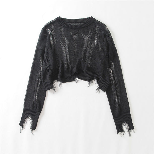 Knitted Holes Sweater