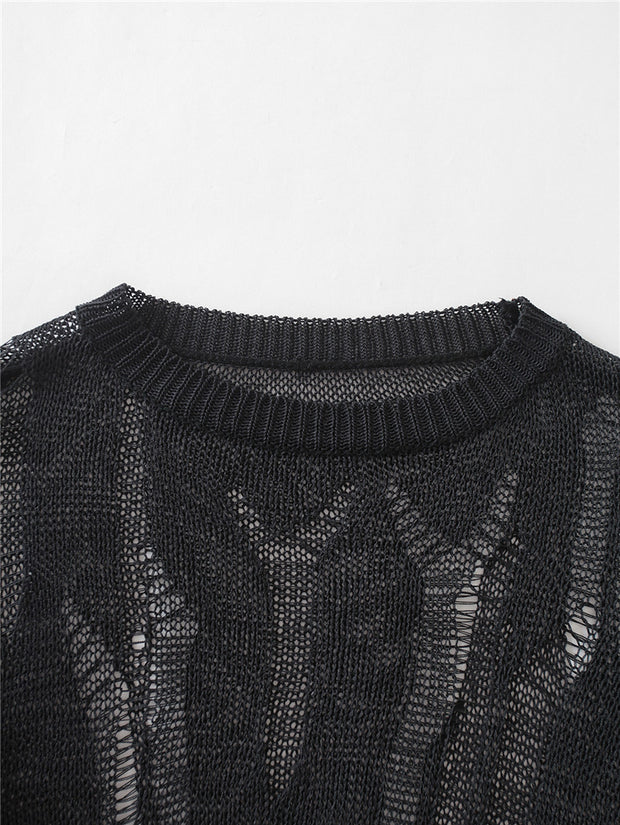 Knitted Holes Sweater