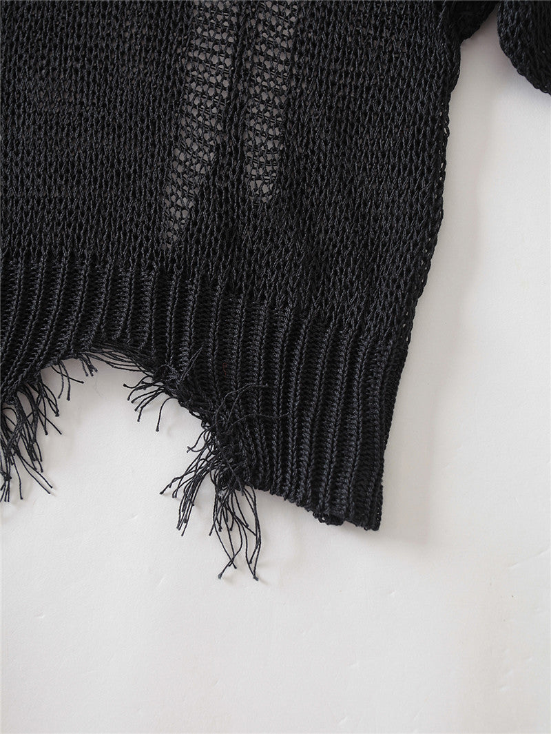 Knitted Holes Sweater