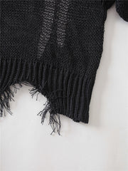Knitted Holes Sweater